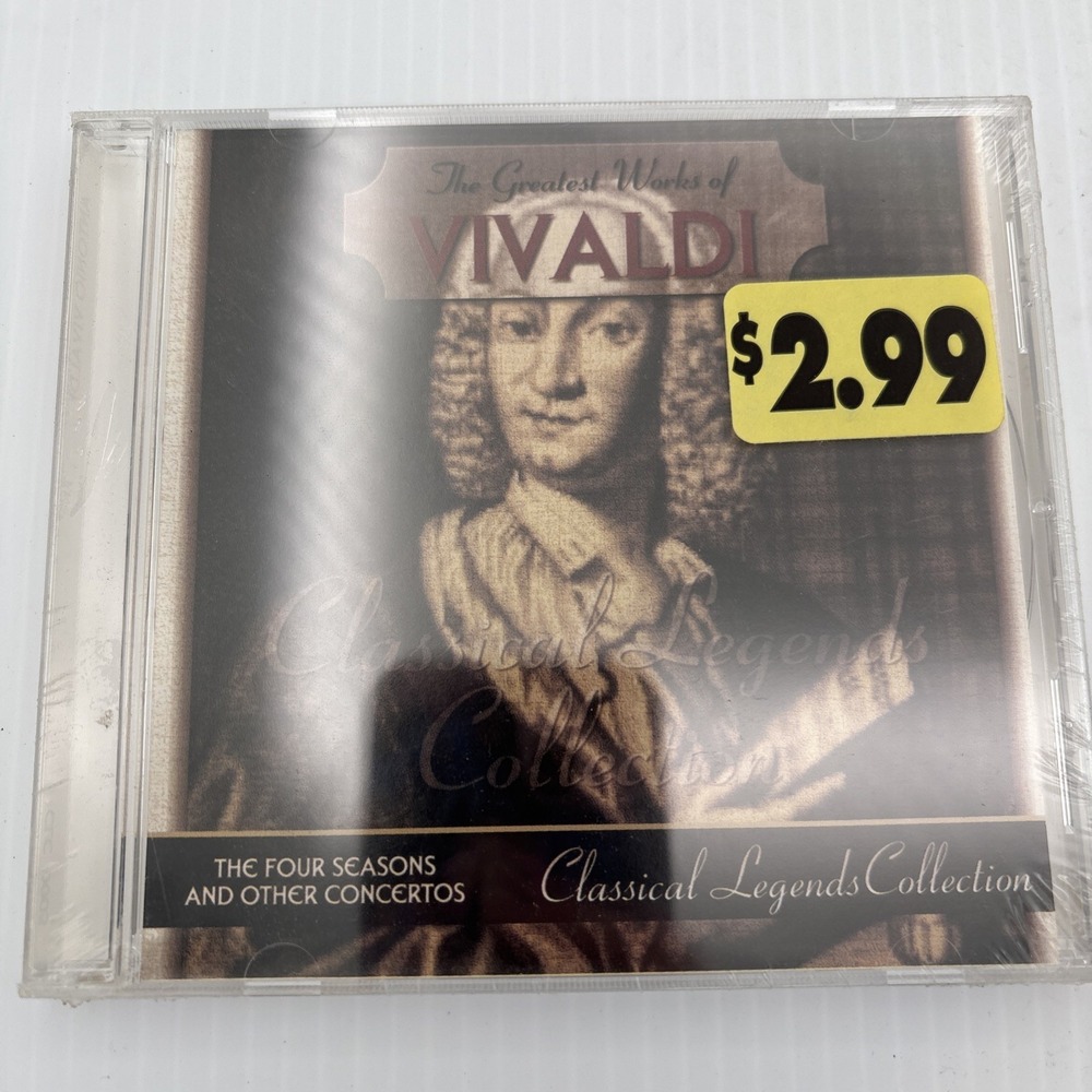 Vivaldi The Greatest Works Four Seasons CD Classical Legends Collection 1998